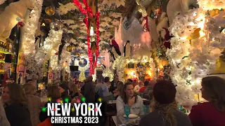 Overcrowded NYC during Christmas 2023: Times Square, Rockefeller Center, Radio City Music Hall