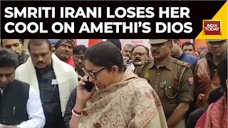 Smriti Irani Rebukes Amethi's DIOS Over Negligence In Work During A Phone Call | Amethi News Today