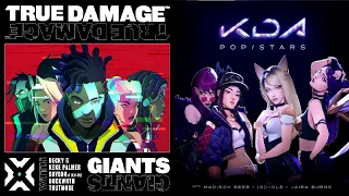 True Damage vs K/DA Mashup! [Giants x Pop/Stars]