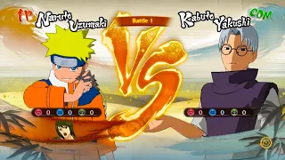 Naruto Uzumaki (Genin) & Shizune Vs Kabuto Yakushi | Naruto Storm 4 - Road To Boruto