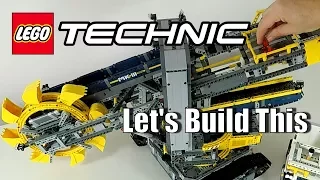 LEGO Bucket Wheel Excavator Time Lapse Speed Build and Review