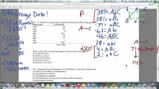 Genetics! Gene mapping in 4 steps!