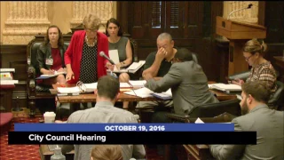 City Council TransForm Baltimore Work Session; October 19, 2016