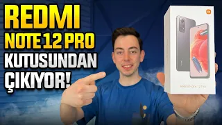 Xiaomi Redmi Note 12 Pro kutu açılımı ve fiyatı!