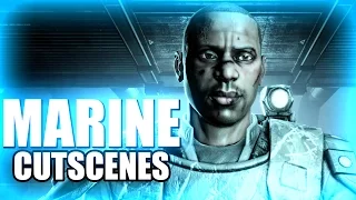 MARINE All Cutscenes - Aliens vs Predator AVP 2010 PC XBox360 Playstation 3 PS3