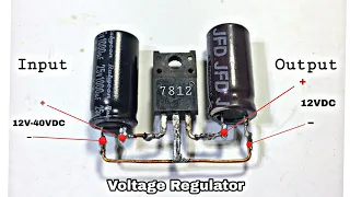 How to Make 12V Regulator Using LM7812 IC | Simple Ideas | Javier's DIY