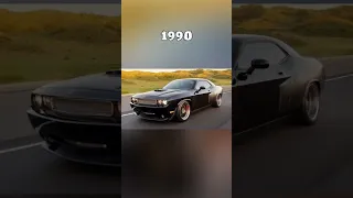 Evolution of Dodge Challenger Car (1970~2022) #shorts