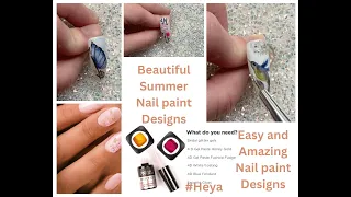 Summer Nail Paint Design |Heya | #trending #youtube #nailpaint #nails #nailart #summer #latest #best