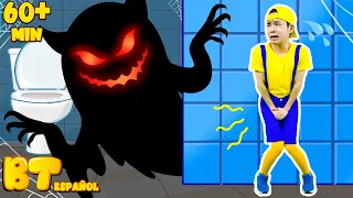 Monster In The Toilet 🚽😈 I'm So Scared Song 👻😯 | BooTiKaTi Spanish