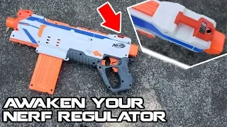 FIXING THE NERF REGULATOR! Easy, drop-in mod kit tutorial! | Walcom S7