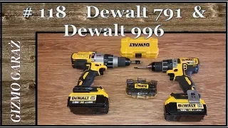 # 118 Dewalt 791  &  Dewalt 996