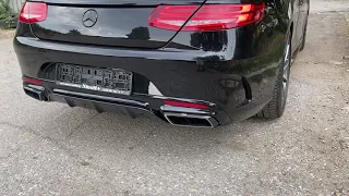 Mercedes S63 AMG Coupe Akrapovic Exhaust sound