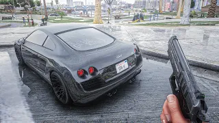 GTA 5 - 8k Resolution Realistic Rain Drops Enhacement - NEW 2023 Ray Tracing RTX 3090 Graphics Mod!