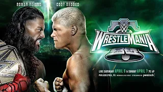 WrestleMania 40 Preview and Predictions: Can Cody Finish the Story?