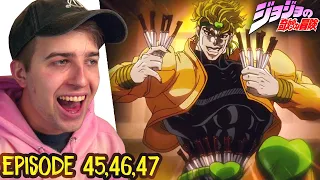 DIO'S WORLD!! JoJo's Bizarre Adventure Episode 45,46,47 REACTION + REVIEW (STARDUST CRUSADERS)