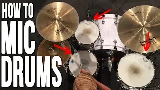 How To Mic a Drum Kit For Live Sound