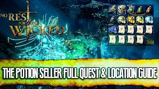 No Rest for the Wicked - How to unlock the Alchemist/Potion seller, quest and Iona's Cave location