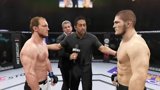 Khabib vs. Gray Maynard (EA Sports UFC 2) - CPU vs. CPU