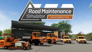 Road Maintenance Simulator / Episode 10 - Asphalt Patch Work for the Pothole in the Road