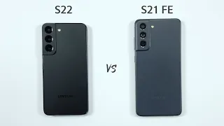 Samsung S22 vs Samsung S21 FE Speed Test & Camera Comparison