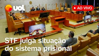 🔴  STF ao vivo: Na estreia de Barroso como presidente, Supremo julga situação do sistema prisional
