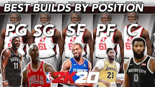 NBA 2K20 MOBILE BEST BUILDS BY POSITION!!!