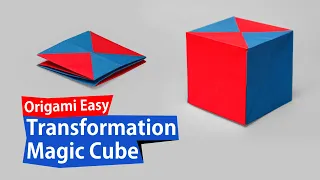 Origami Transformation Magic Cube Easy