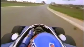 Patrick Depailler laps Kyalami in the 6 wheel Tyrrell (1977)