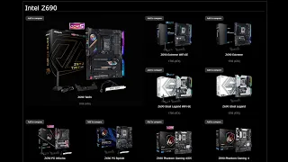 Rambling about Asrock's Z690 motherboards