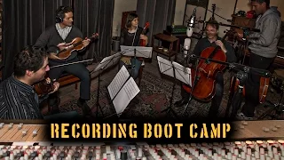 Stereo technique for recording strings for Pop & Rock. Recording Boot Camp®