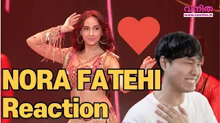 Dancing Queen NORA FATEHI glamorous Performance korean reaction @ Vanitha Film Awards 2020 Part 26