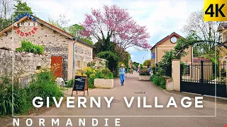 🇫🇷 France GIVERNY VILLAGE🌷2023 Rue Claude Monet Complete 4K Beautiful French Countryside Walk