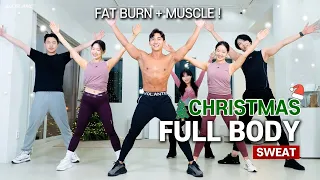 [EN] 크리스마스 불태우는 전신 다이어트💦 홈트레이닝 (10분 순삭) l 10 MIN FAT BURN CARDIO FOR CHRISTMAS (NO GYM FULL BODY)