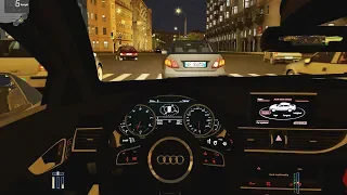 City Car Driving - Audi RS7 | Night Drive