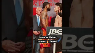 Inoue Vs. Fulton  🔥 Intense FaceOff #boxing #faceoff #naoyainoue #stephenfulton #intense #😈