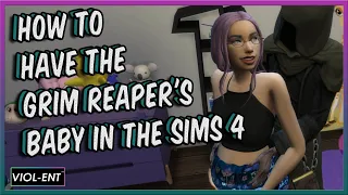 BORN KILLER!!😈 HOW TO HAVE THE GRIM REAPERS BABY IN SIMS 4!!👻😨 | SimmrDown | #Shorts