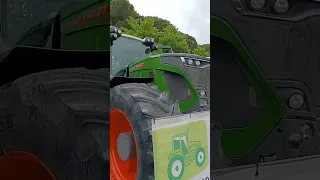 Trattore 🚜 Fendt 1042 Vario con Pressa per balle Krone BIG PACK 1290