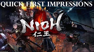 Nioh Demo - Quick First Impressions