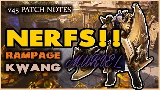 IN-DEPTH v45 Patch Notes Part 1 - HERO BALANCES!!