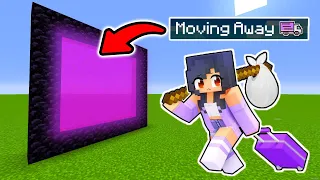 How To Make A Portal To The Aphmau Moving Away Dimension in Minecraft