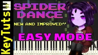 NEW AND IMPROVED - Learn to Play Spider Dance from Undertale - Easy Mode