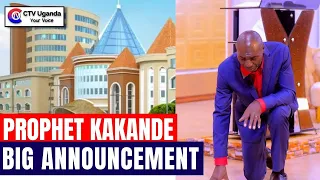 Trending: Prophet Kakande's Big Announcement of A Special Touch | Send Your Dream Now!