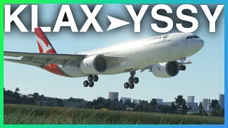 MSFS LIVE | 14+ HOUR LONG HAUL | KLAX-YSSY | HW A330neo | PT. 3 |GSX PRO | TCA | #msfs2020