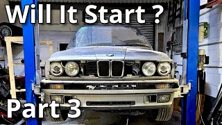 First Start In 4 Years, Will It Start? | BMW E30 325i Touring Restoration - Episode 3