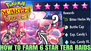 How to Beat & Unlock 5 + 6 Star Tera Raids Easy & Fast - Endgame Guide - Pokemon Scarlet Violet!