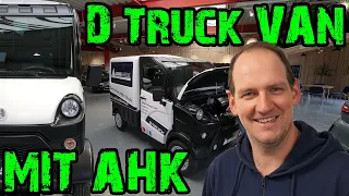 Nicht Perfekt: Der Aixam D-Truck VAN mit Anhängerkupplung und Rückfahrkamera - GAMMA Fahrzeuge