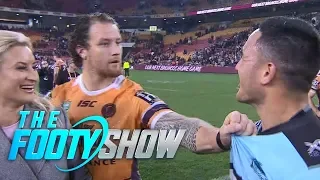 Korbin Sims shows Holmes who's boss | NRL Footy Show 2018