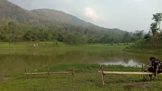 View of beautiful lake NSONJI