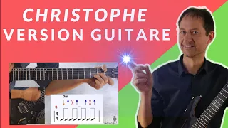 Comment jouer LES MOTS BLEUS à la guitare ✅