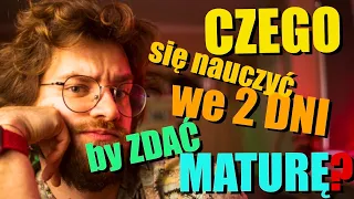 Jak ogarnąć MATURĘ z MATEMATYKI we 2 dni byle ZDAĆ?